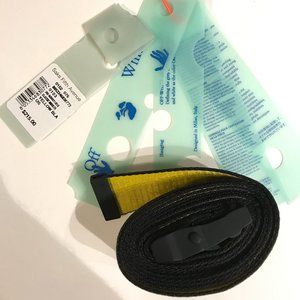 Off-White Classic Industrial Web Logo Belt